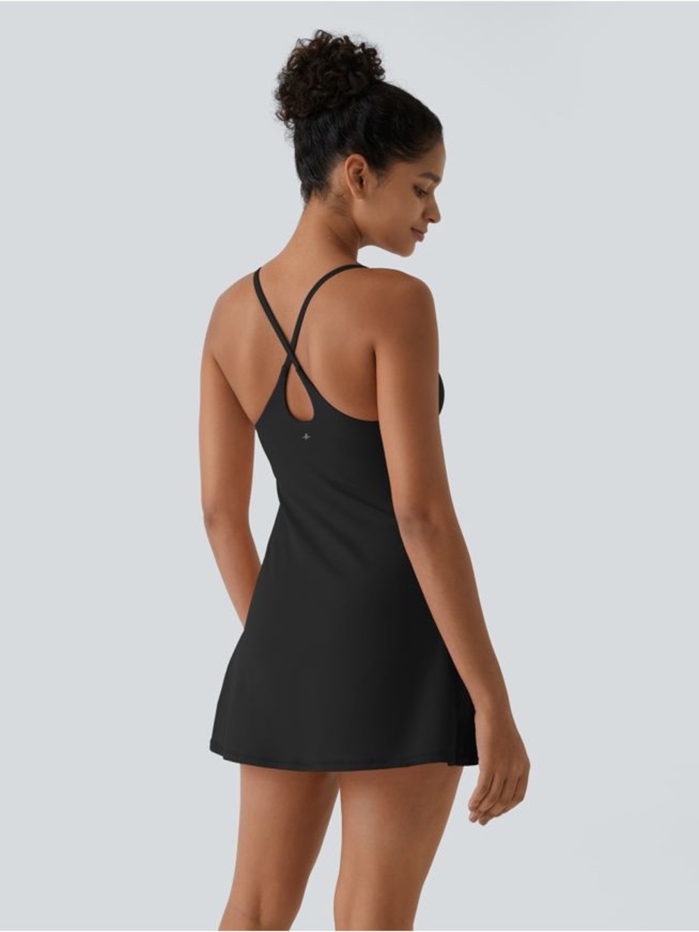 NWT SoftlyZero™ Plush Backless Active Dress-Easy Peezy Edition - Black Plus 1XL - Picture 3 of 16